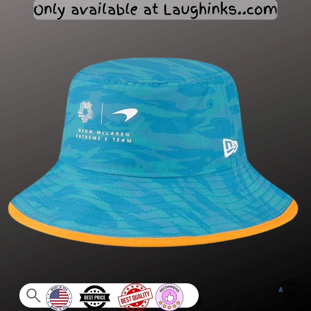New Era Mclaren Italy Racing F1 Bucket Hat Replica 8 New Era McLaren Italy Racing F1 Bucket Hat Replica