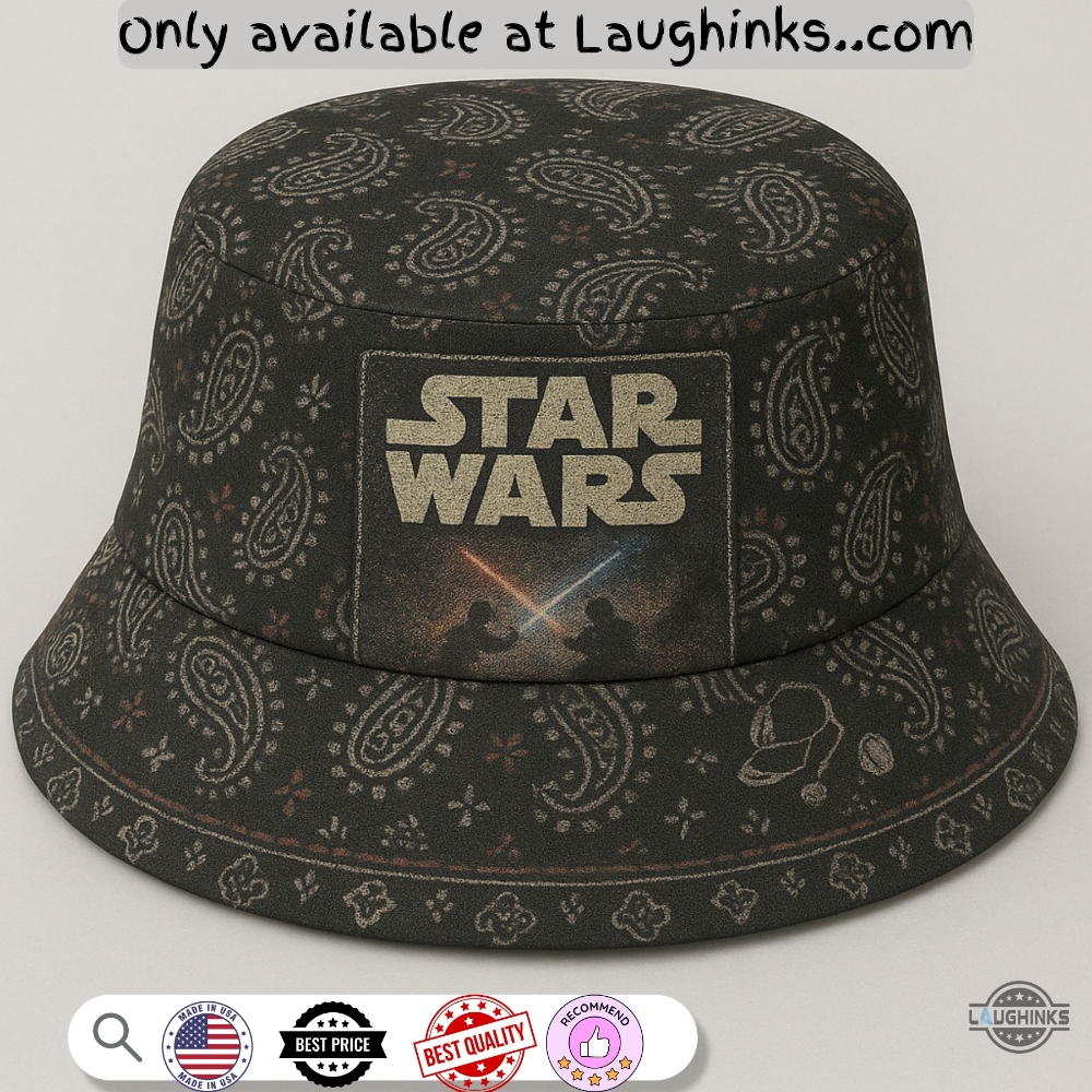 Paisley Star Wars Bucket Hat New 5 Paisley Star Wars Bucket Hat NEW