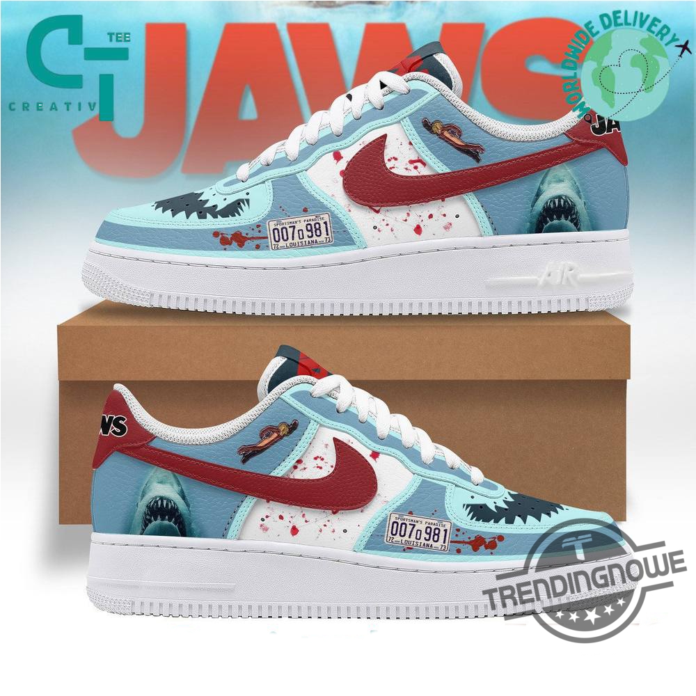 Special Jaws Movie Air Force 1 Sneaker trendingnowe 2