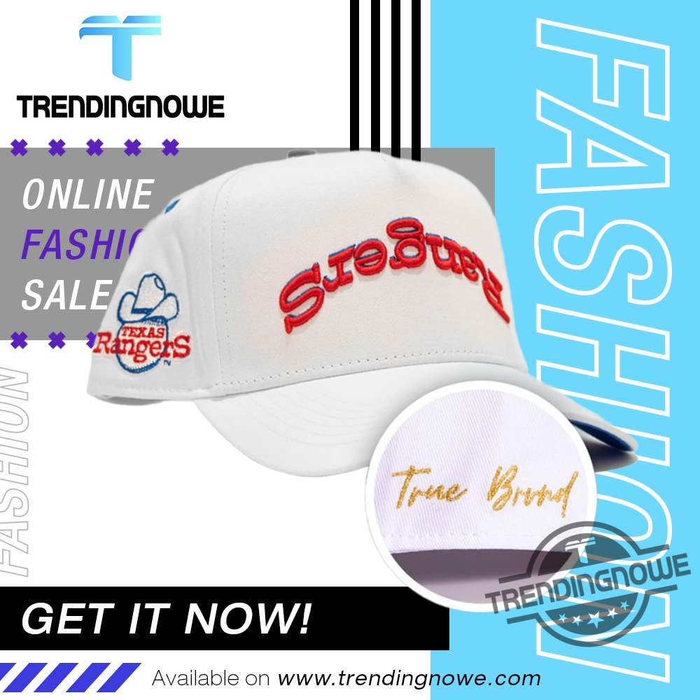 Rangers True Brvnd 1972 Home White Night Hat 2025 Giveaway trendingnowe 1