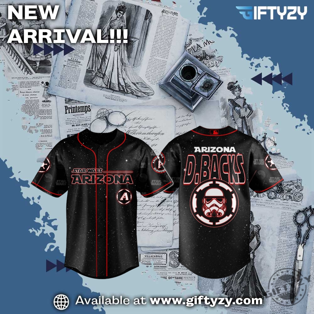 Sport trending shirt, jersey, shoes 16 Mlb Star Wars Arizona Diamondbacks Baseball Unisex Jersey Shirt