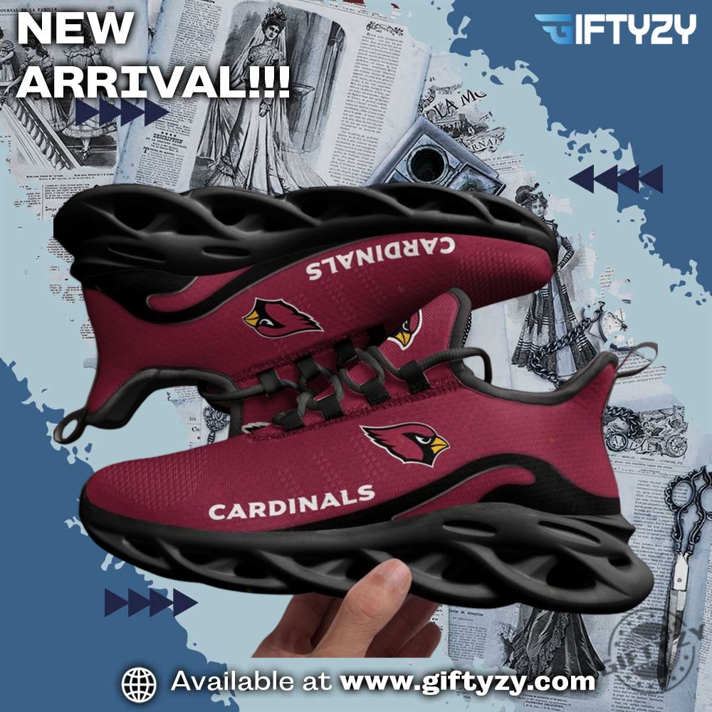 Sport trending shirt, jersey, shoes 25 Arizona Cardinals 3D Max Soul Clunky Unisex Shoes