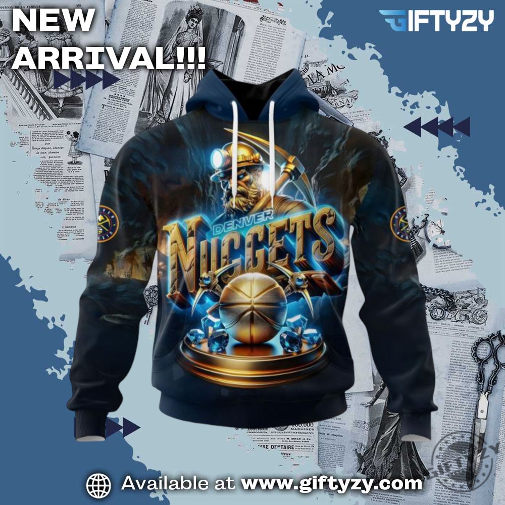 Sport trending shirt, jersey, shoes 26 Nba Denver Nuggets Special Realistic Team Logo 3D Over Printed Shirt