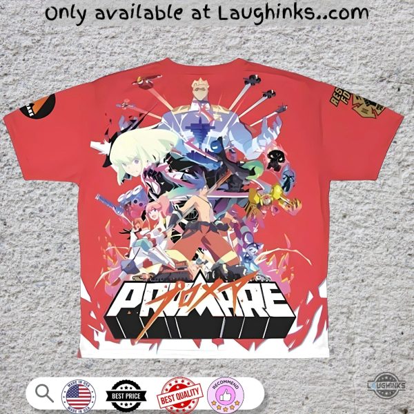 new promare full printed shirt anime manga cosplay japan