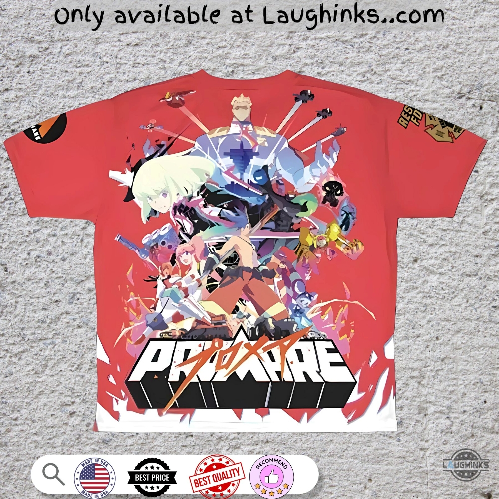 New Promare Full Printed Shirt Anime Manga Cosplay Japan 9 NEW Promare Full Printed Shirt Anime Manga Cosplay Japan
