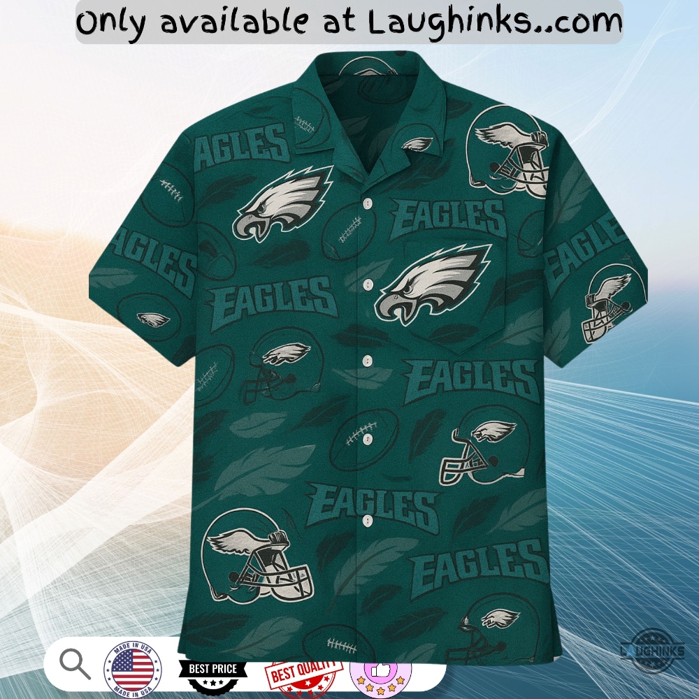Philadelphia Eagles Hawaiian Shirt Classic 5 PHILADELPHIA EAGLES HAWAIIAN SHIRT CLASSIC