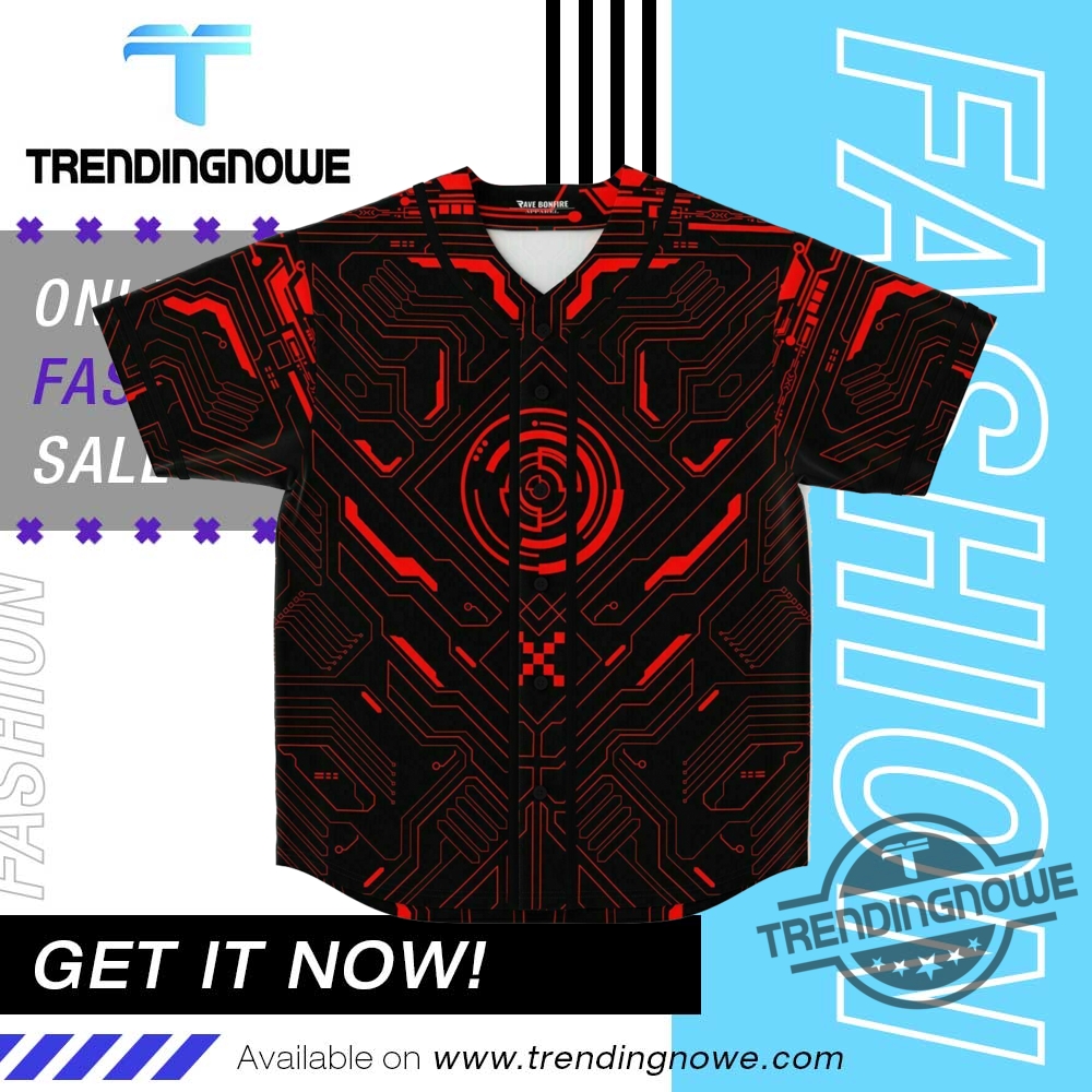 "Top 5 Trendy Apparel Picks: Hoodies, Jerseys, and Activism Tees" 4 Retro Cyberpunk Hud Baseball Jersey