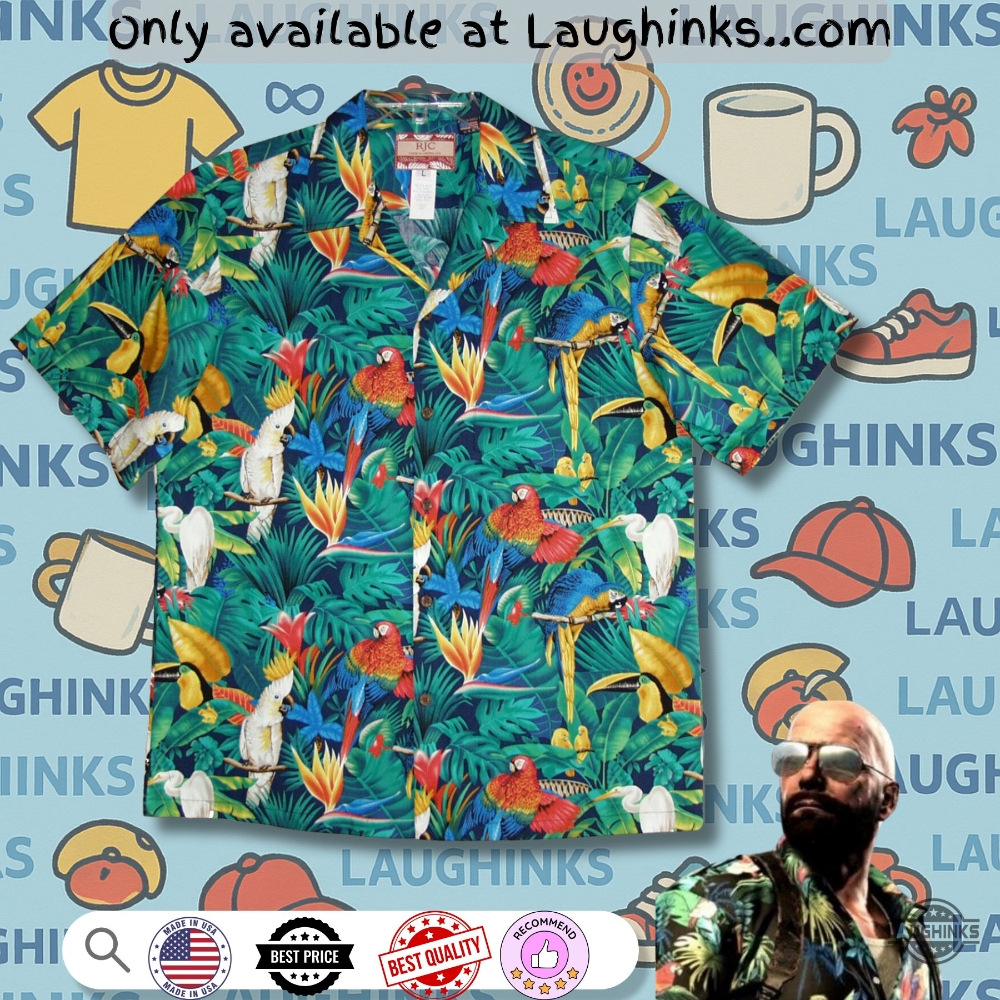 Paradise Parrots Toucans Max Payne 3 Hawaiian Shirt 5 Paradise Parrots Toucans max payne 3 hawaiian shirt
