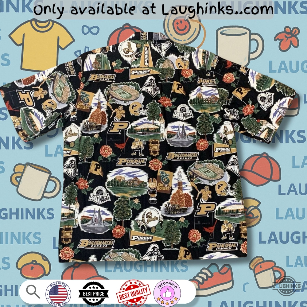 Reyn Spooner Purdue Boilermakers Hawaiian Shirt Replica 6 Reyn Spooner Purdue Boilermakers Hawaiian Shirt Replica