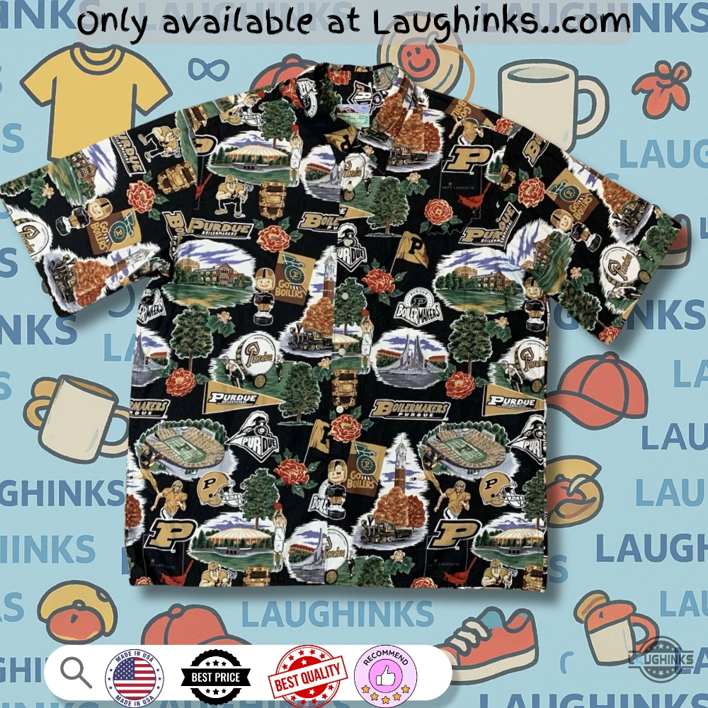 Reyn Spooner Purdue Boilermakers Hawaiian Shirt Replica 7 Reyn Spooner Purdue Boilermakers Hawaiian Shirt Replica