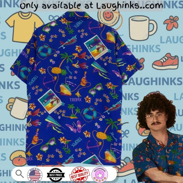 vintage party disco honolulu beach hawaiian shirt by weird the al yankovic