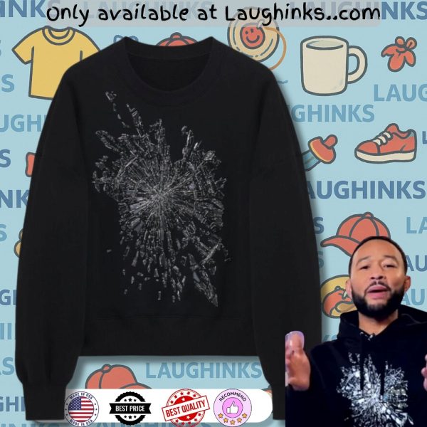 alexander mcqueen smashed glass embroidered sweatshirt t shirt hoodie worn by the voice john legend laughinks 1