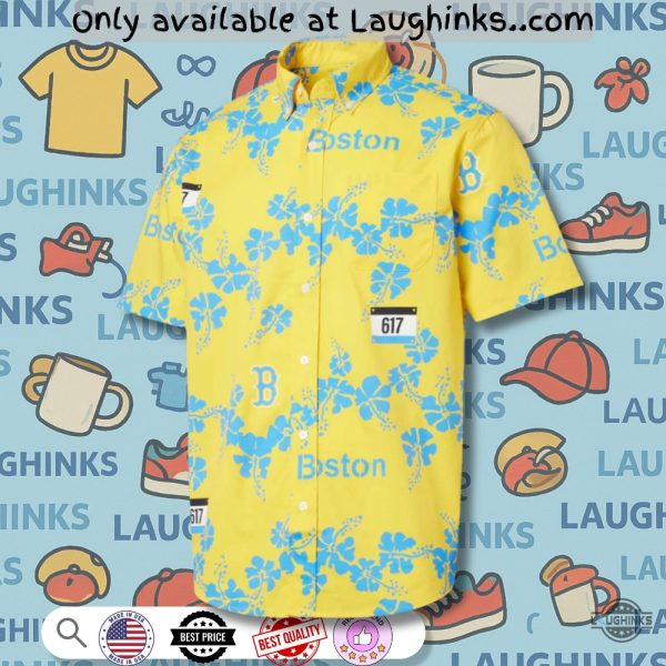 reyn spooner boston red sox city connect hawaiian shirt replica