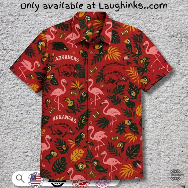 arkansas razorbacks nolan richardson puerto rico hawaiian shirt inspired