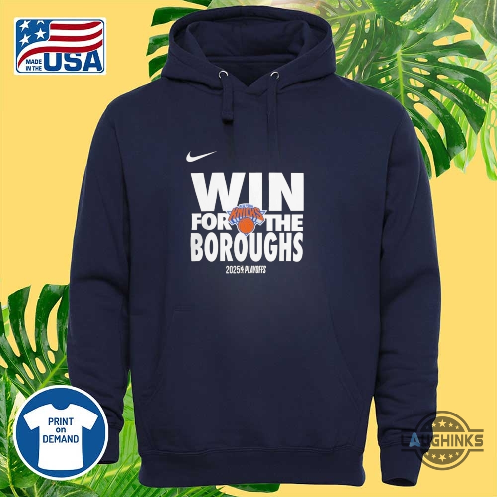 Nike 2025 Nba Playoffs Win For The Boroughs New York Knicks Shirt 11 Nike 2025 NBA Playoffs Win For The Boroughs New York Knicks Shirt