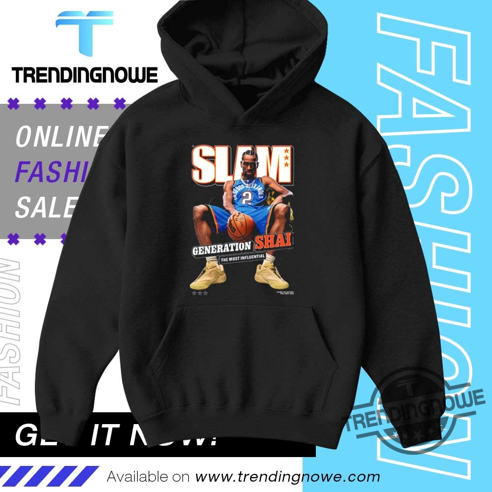 Shai Gilgeous Alexander Oklahoma City Thunder Slam Shirt 9 Shai Gilgeous Alexander Oklahoma City Thunder SLAM Shirt