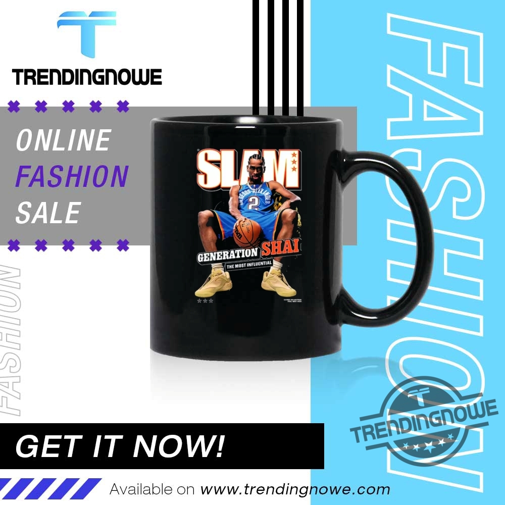 Shai Gilgeous Alexander Oklahoma City Thunder Slam Shirt 11 Shai Gilgeous Alexander Oklahoma City Thunder SLAM Shirt