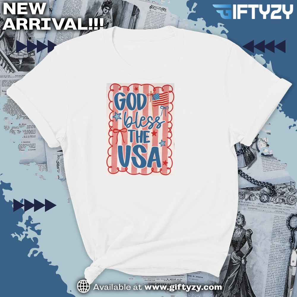 Patriotic Coquette American God Bless The Usa Red White And Blue Shirt 5 Patriotic Coquette American God Bless The USA Red White and Blue Shirt