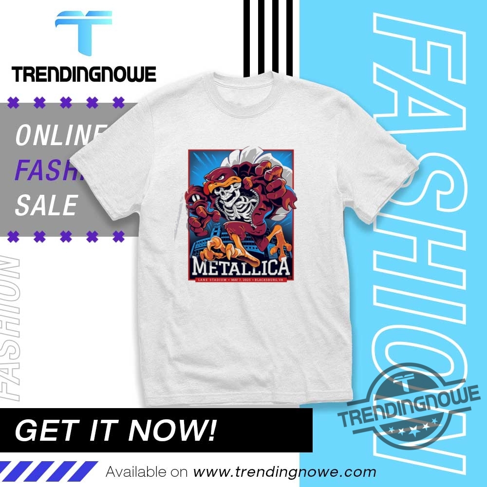 Metallica M72 Tour 2025 M72 Virginia Tech Metallica Shirt trendingnowe 1