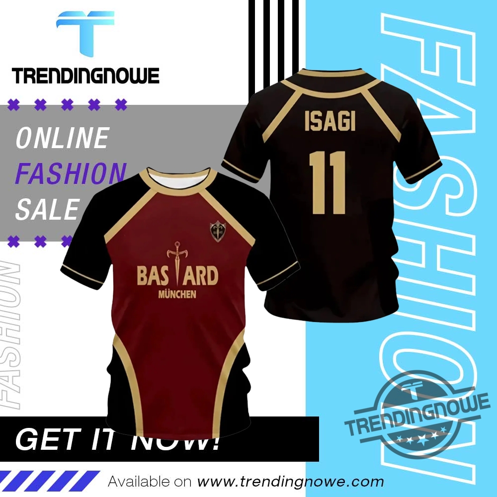 "Shop Exclusive 2025 Metallica M72 Virginia Tech Tour Shirts & Poster" 9 Blue Lock Anime Bastard Munich Football Jersey