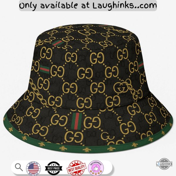 gucci bucket hat logo