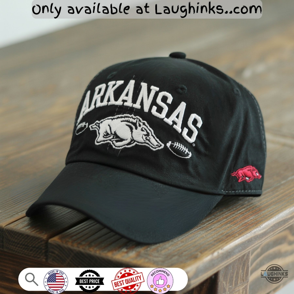Arkansas Razorbacks Travelers Embroidered Baseball Cap 5 Arkansas Razorbacks Travelers Embroidered Baseball Cap