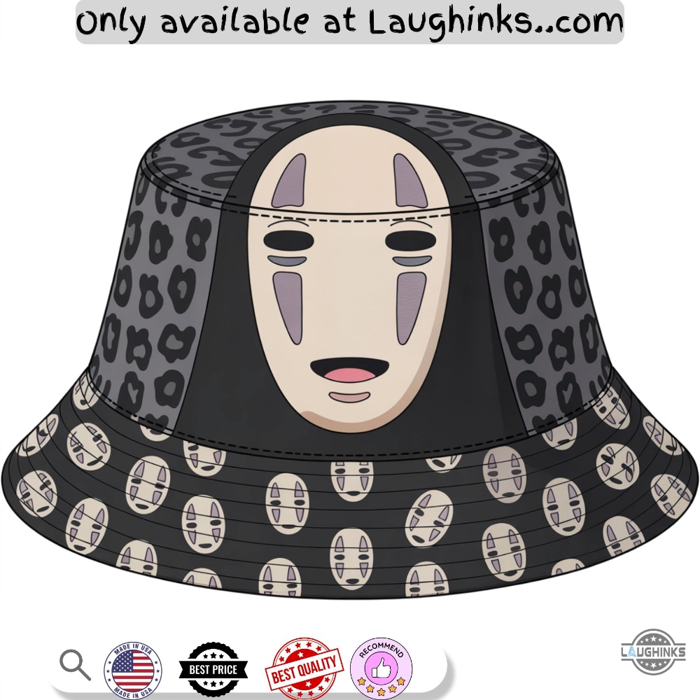 No Face Kaonashi Head Bucket Hat 2 No face Kaonashi Head Bucket hat