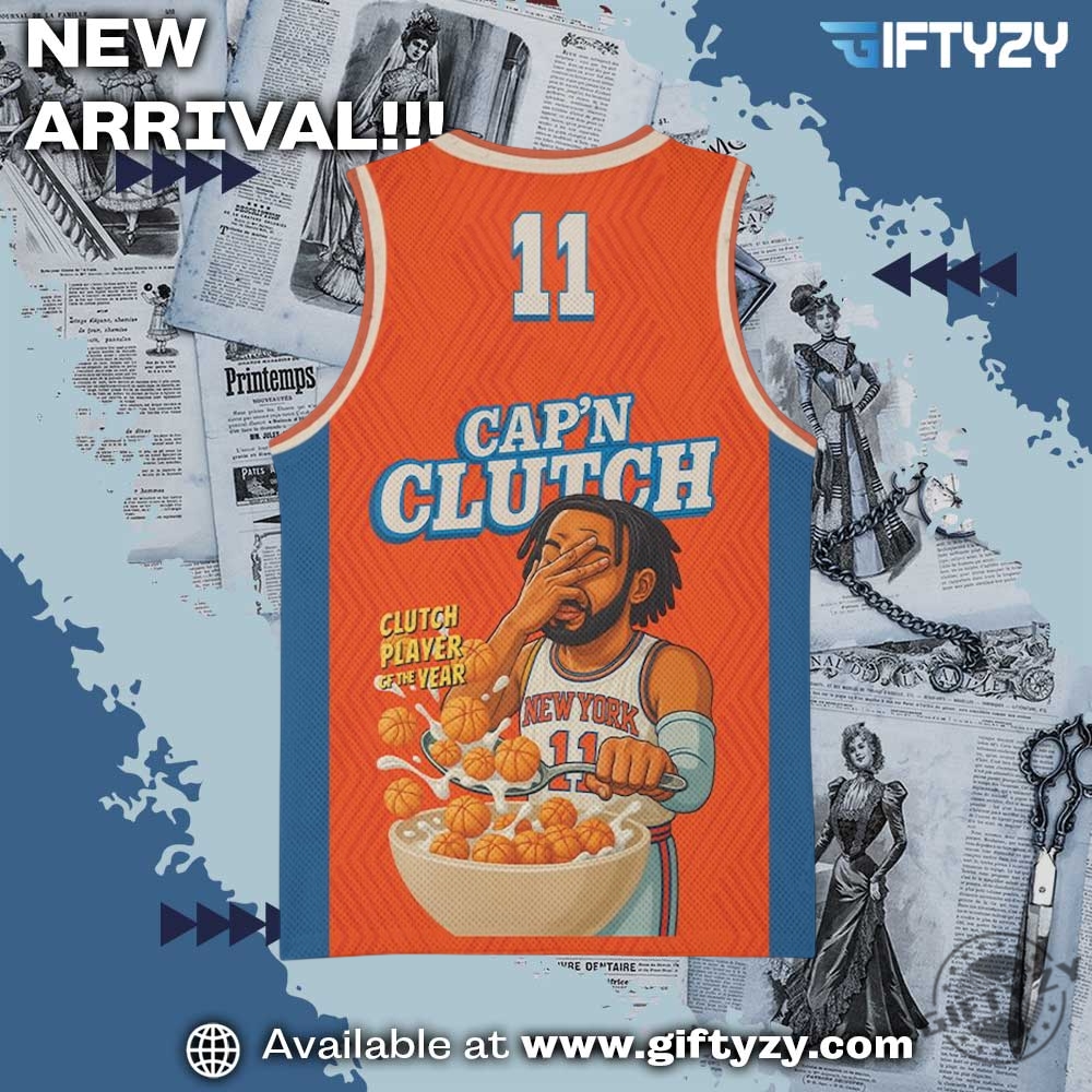 NBA 2025 Gift For Fan 12 Capn Clutch New York Knicks Jalen Brunson Jersey