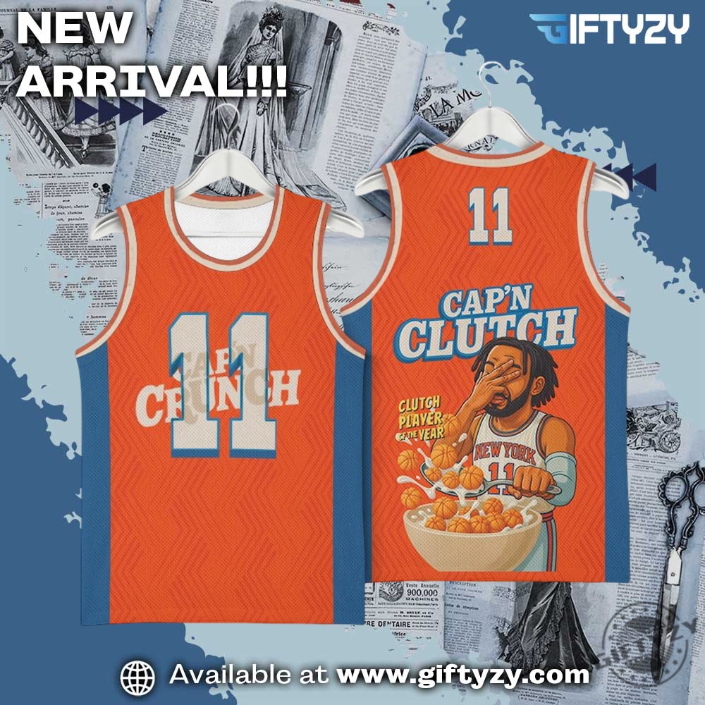 Capn Clutch New York Knicks Jalen Brunson Jersey 5 Capn Clutch New York Knicks Jalen Brunson Jersey giftyzy 3