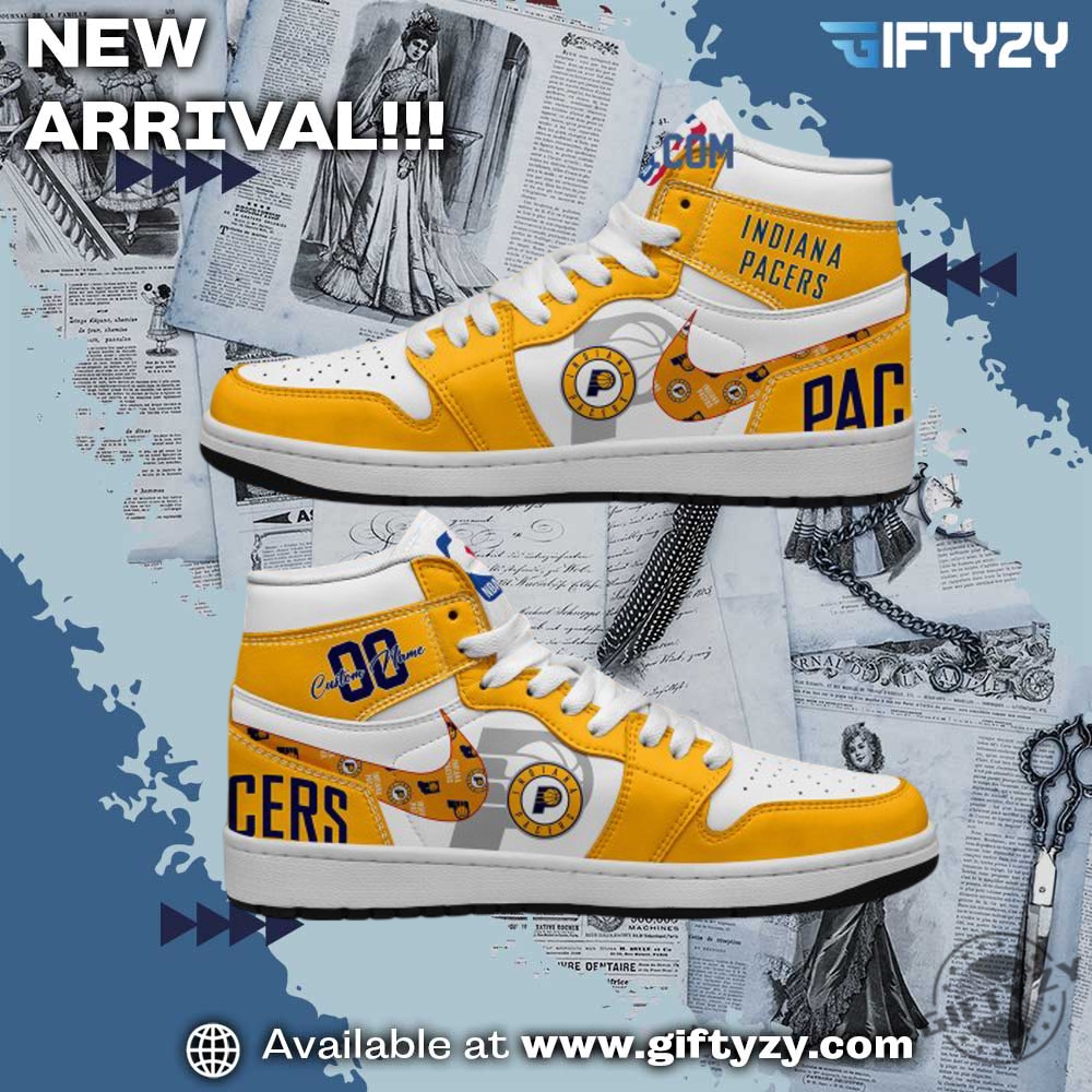 NBA 2025 Gift For Fan 28 Nba Indiana Pacers Personalized Air Jordan 1 Shoes