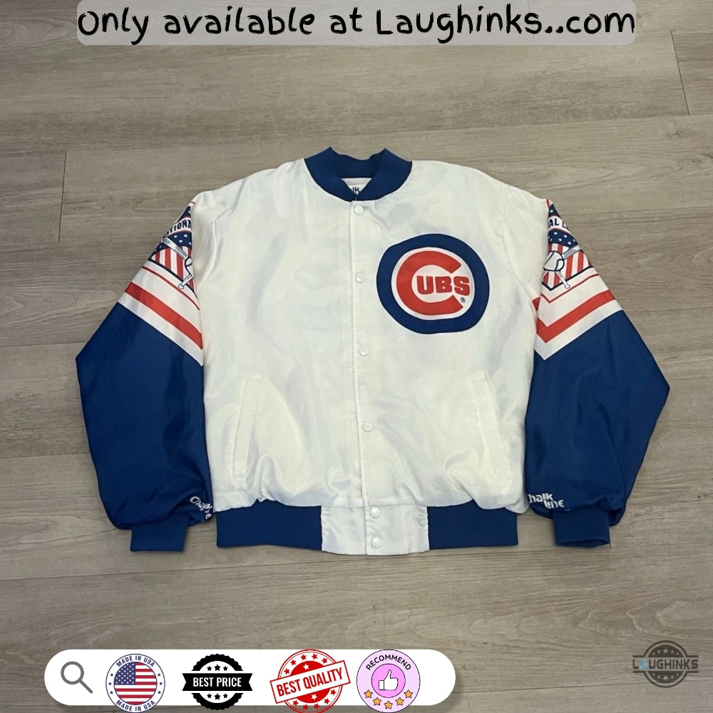 Vintage Chalk Line Mlb Chicago Cubs Fanimation Varsity Baseball Jacket Reprinted 6 Vintage Chalk Line MLB Chicago Cubs Fanimation Varsity Baseball Jacket Reprinted