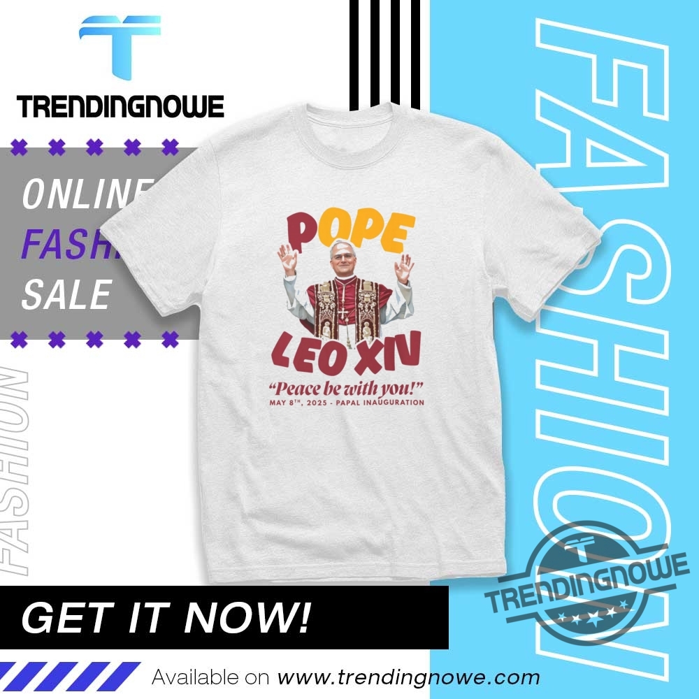 Pope Leo Xiv Peace With You Shirt trendingnowe 1