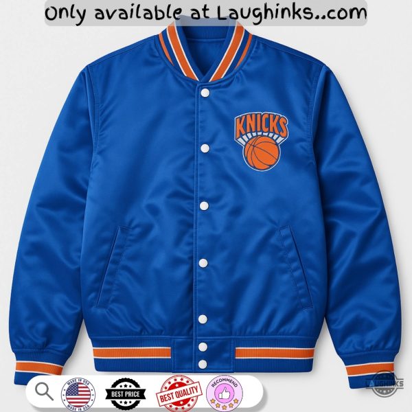 nba new york knicks baseball varsity jacket