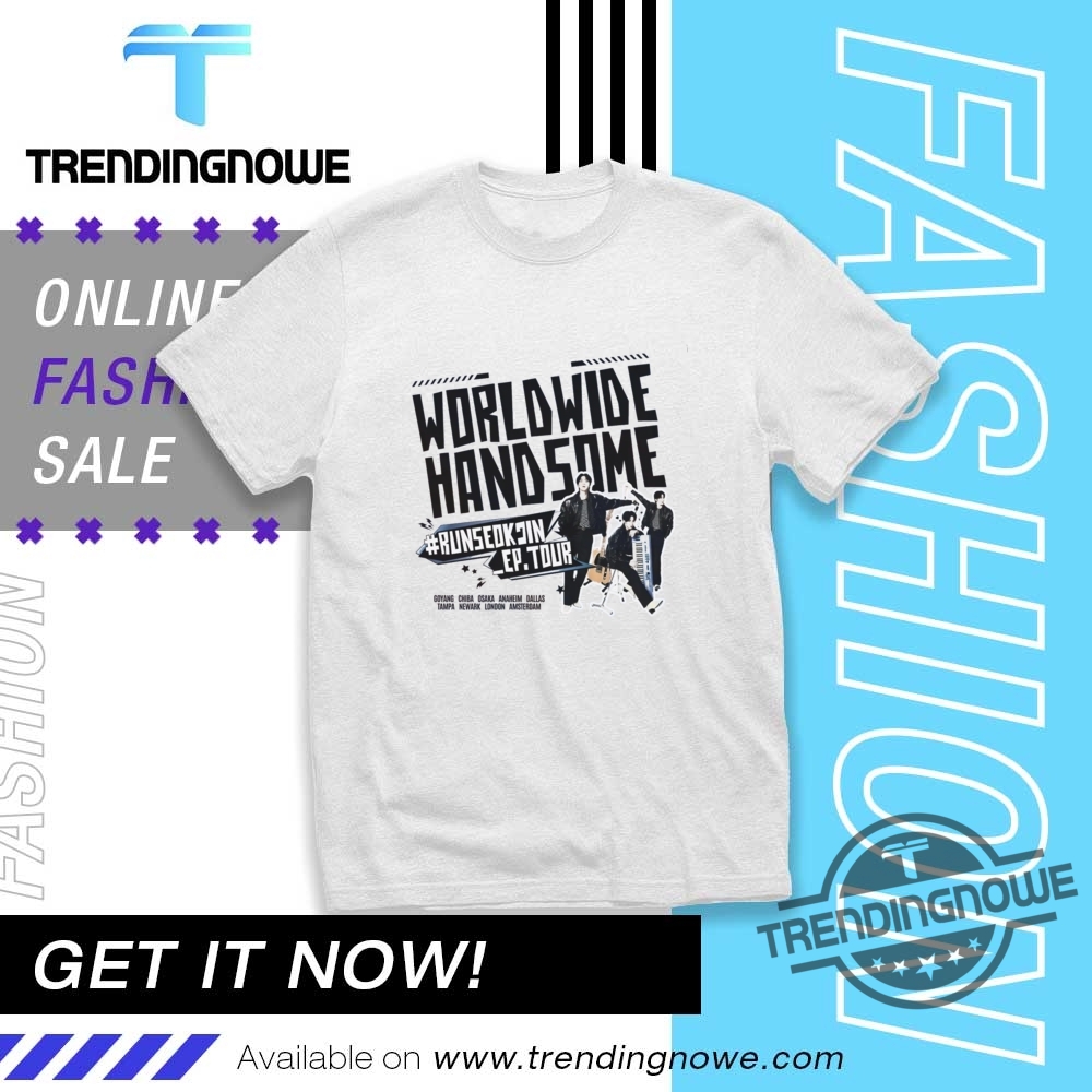 Jin Concert T Shirts 2025 Worldwide Handsome Tour Sweatshirt trendingnowe 1