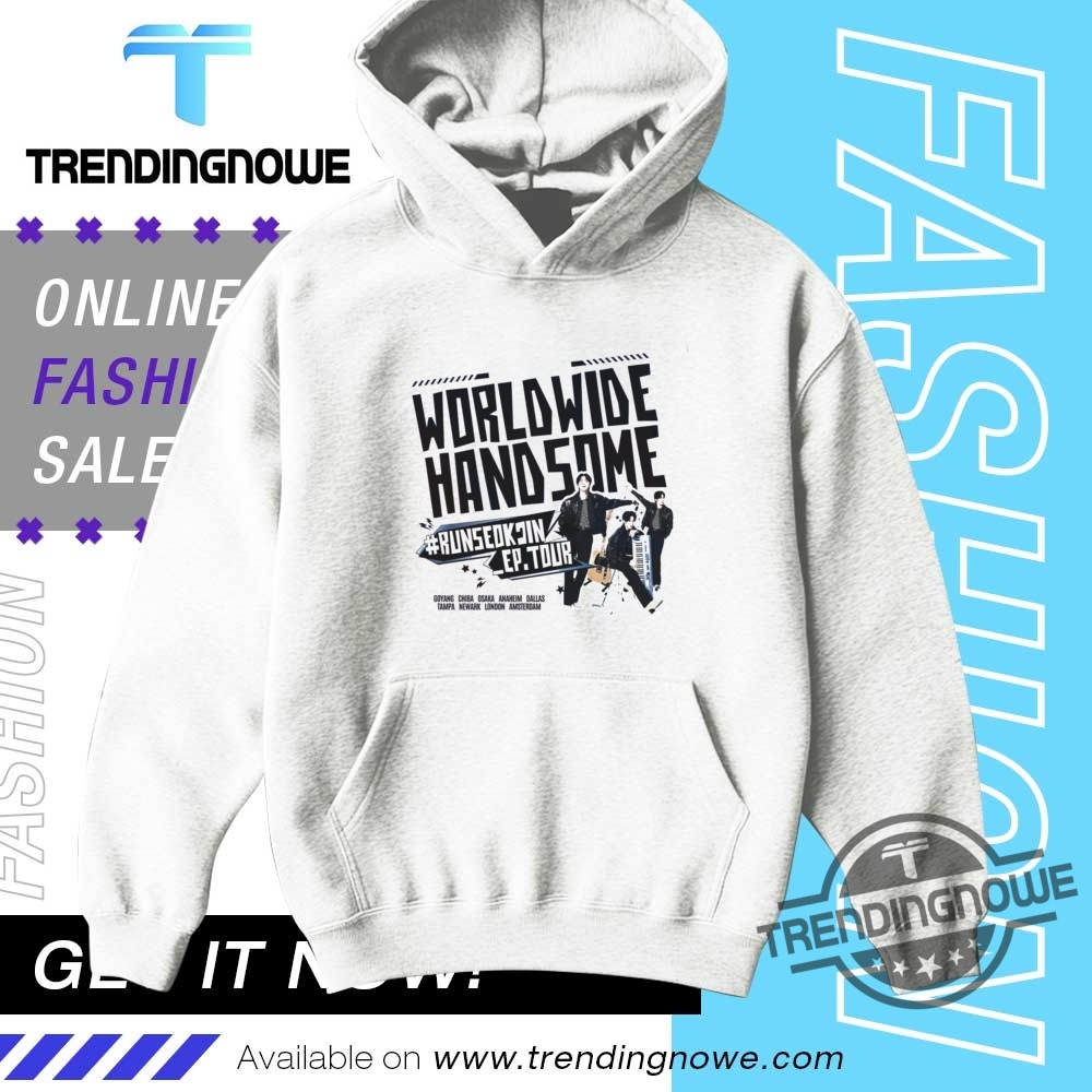 Jin Concert T Shirts 2025 Worldwide Handsome Tour Sweatshirt 9 Jin Concert T Shirts 2025 Worldwide Handsome Tour Sweatshirt