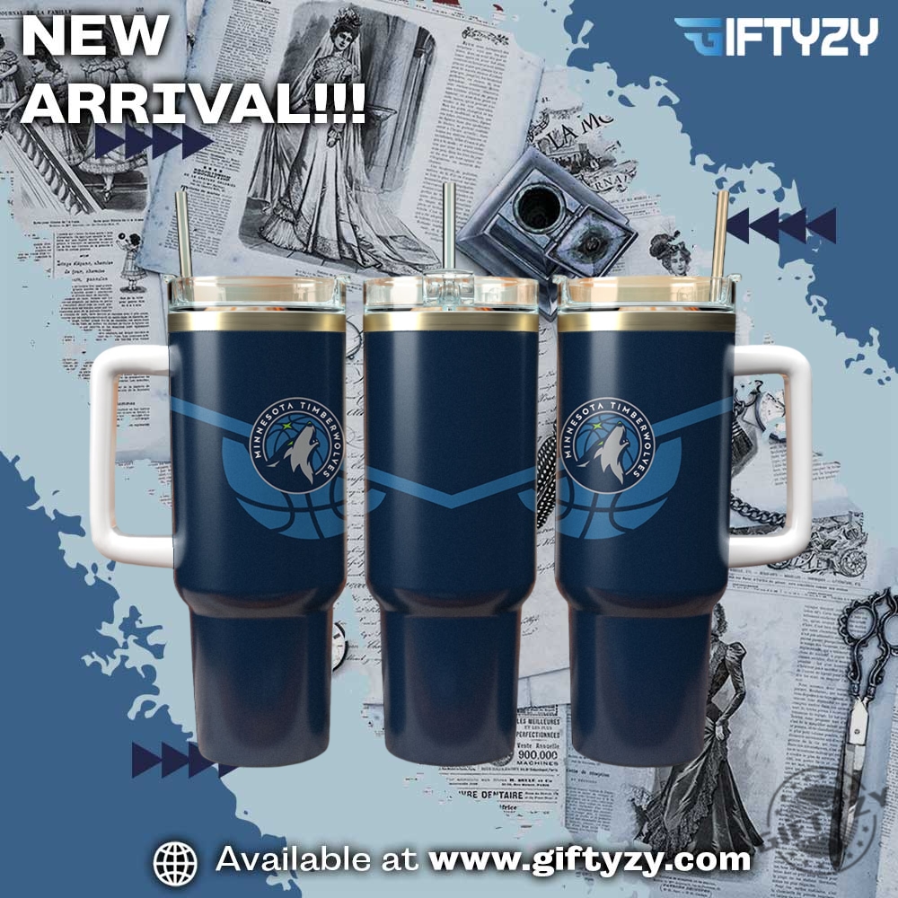 Minnesota Timberwolves Nba Sports Stanley Tumbler With Handle 3 Minnesota Timberwolves NBA Sports Stanley Tumbler With Handle