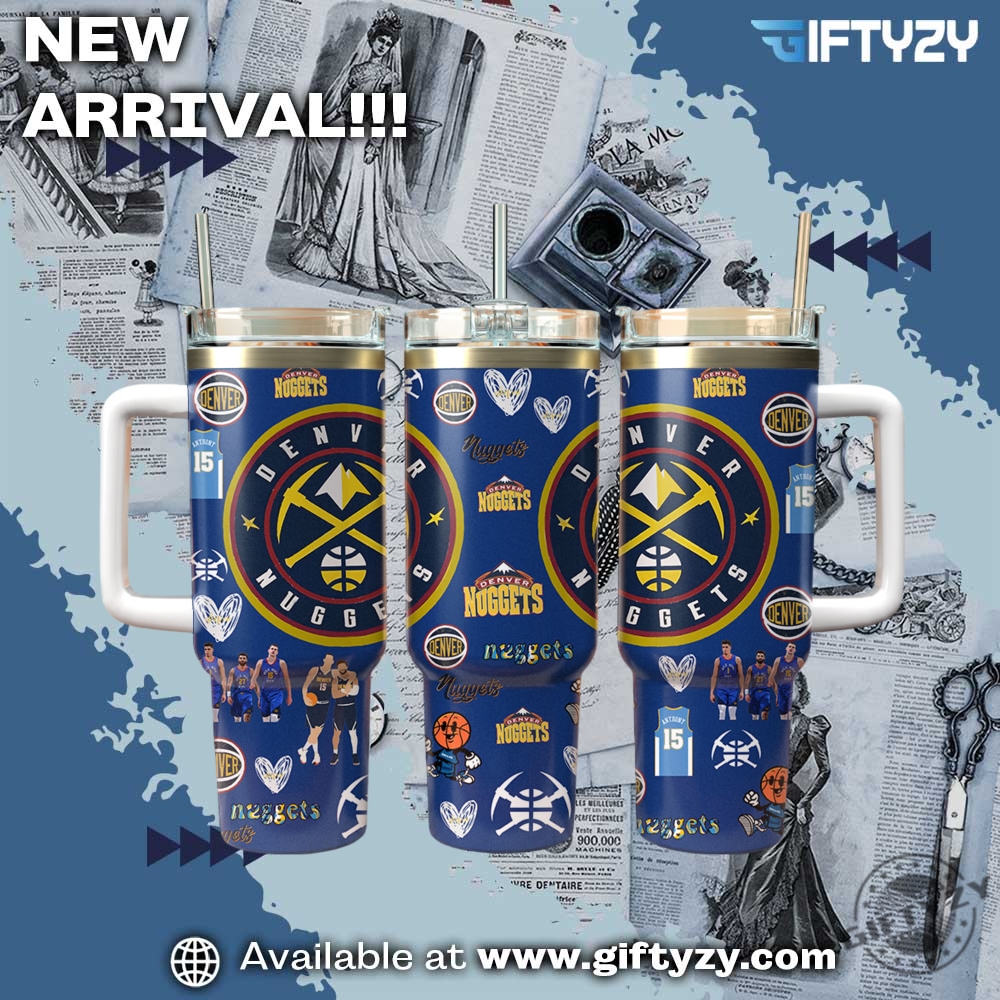 Denver Nuggets Nba Sports Stanley Tumbler With Handle 3 Denver Nuggets NBA Sports Stanley Tumbler With Handle