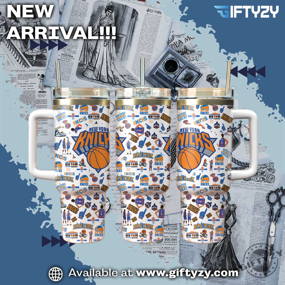 Pope Leo XIV Robert Francis Prevost Shirt, Stanley For NBA Fans 15 New York Knicks Nba Sports Stanley Cup Tumbler With Handle