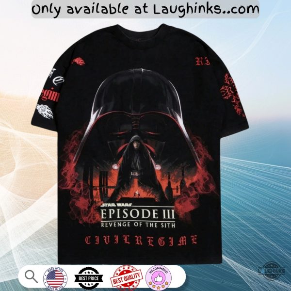 civil regime star wars revenge of the sith shirt new