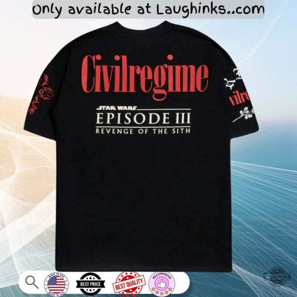 civil regime star wars revenge of the sith shirt new