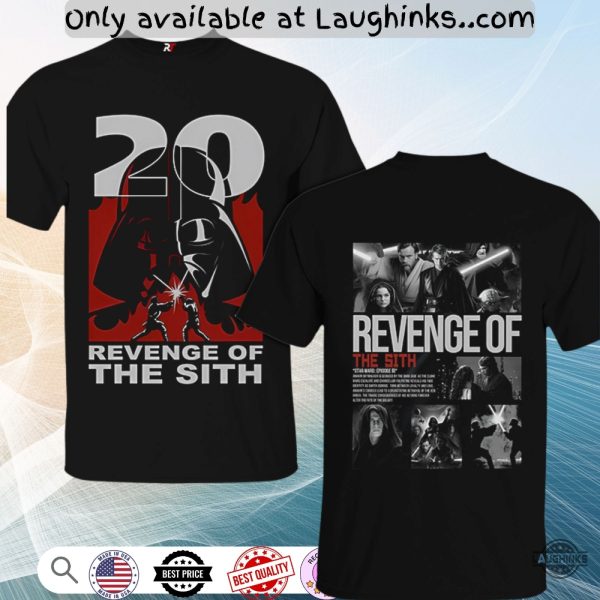 20th anniversary revenge of the sith shirt