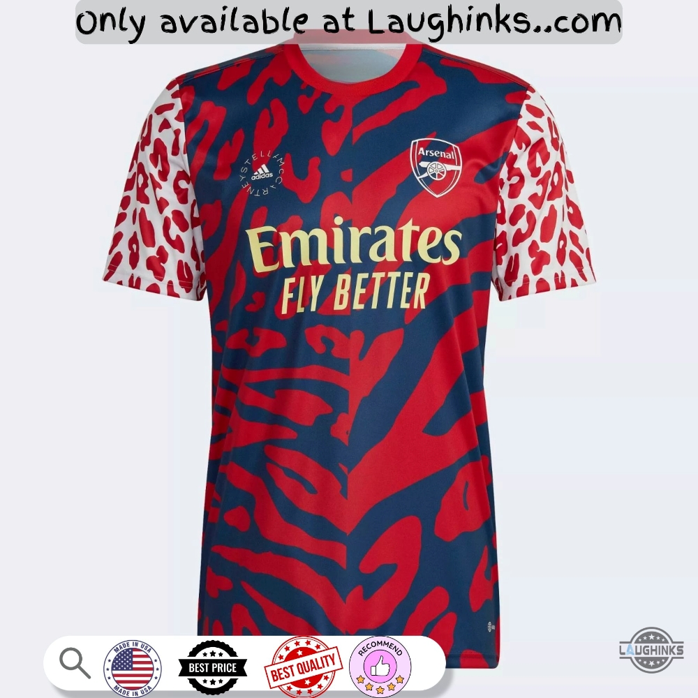 Adidas Arsenal Stella Mccartney Full Printed T Shirt Sweatshirt Hoodie Replica 5 Adidas Arsenal Stella McCartney Full Printed T Shirt Sweatshirt Hoodie Replica