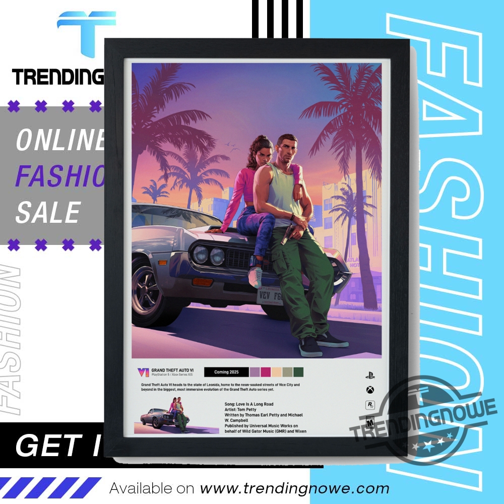 Gta6 Grand Theft Auto Vi Vice City Poster trendingnowe 1