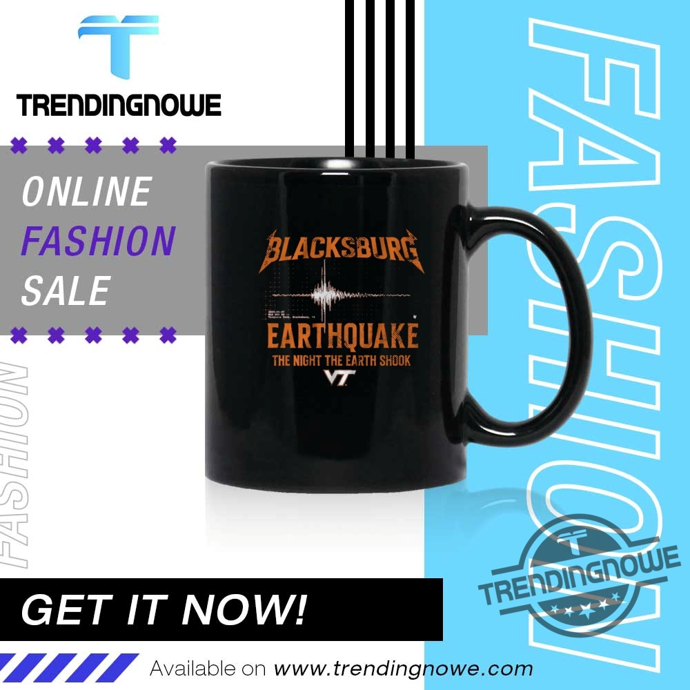 Virginia Tech Blacksburg Earthquake Shirt 11 Virginia Tech Blacksburg Earthquake Shirt