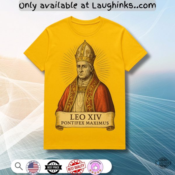 da pope leo xiv tribute pontifex maximus shirt