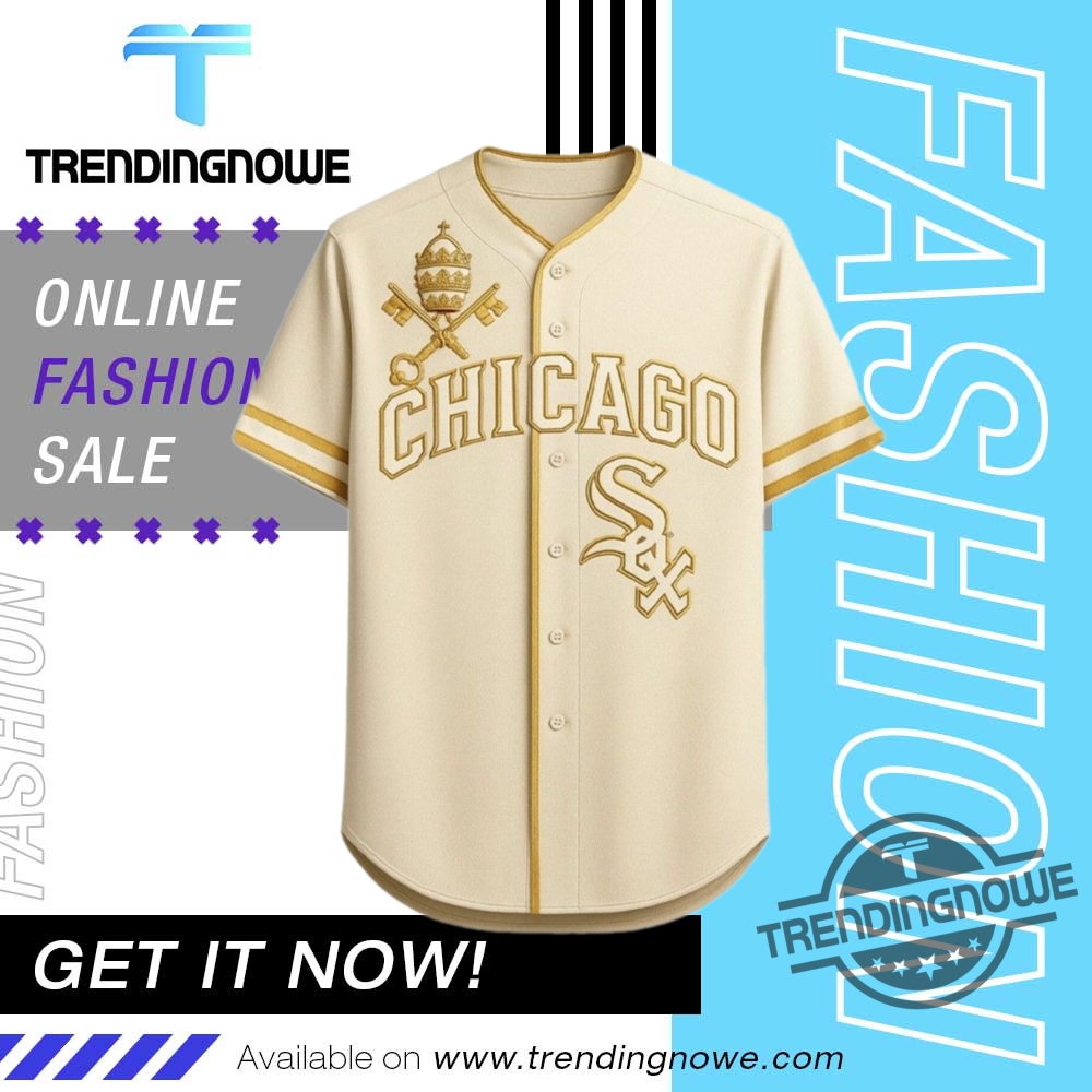 "Top 10 Unique Pope-Themed Shirts for Baseball and Faith Fans" 12 Chicago White Sox Vatican City Connect Jersey Pope Leo Xiv Jersey Shirt