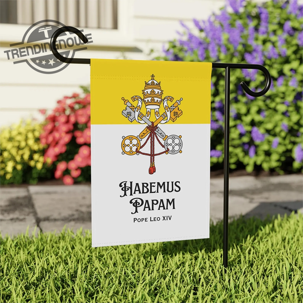 Pope Leo Xiv Flag Habemus Papam Garden Flag New Pope Catholic Flag 8 Pope Leo XIV Flag Habemus Papam Garden Flag New Pope Catholic Flag