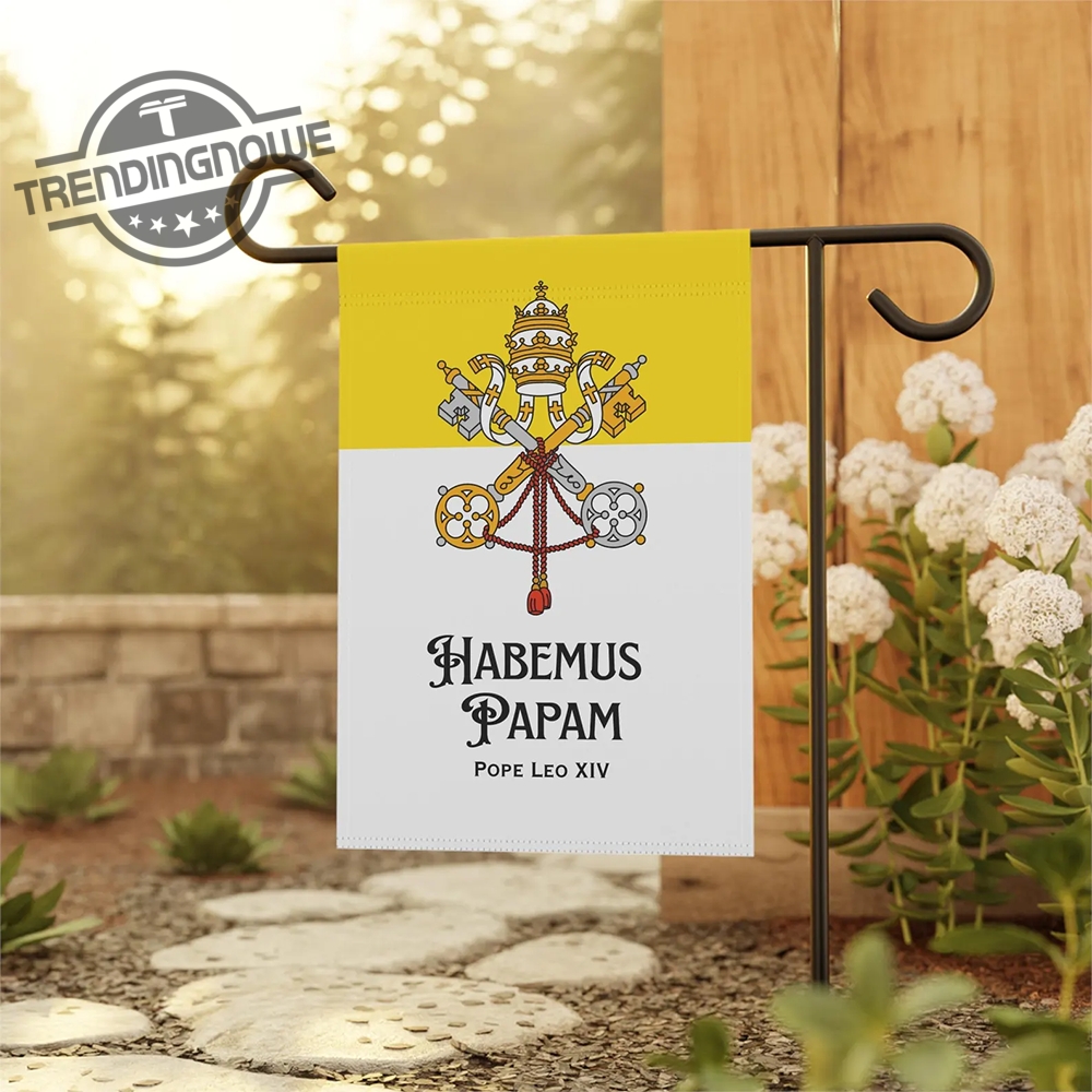 Pope Leo Xiv Flag Habemus Papam Garden Flag New Pope Catholic Flag 9 Pope Leo XIV Flag Habemus Papam Garden Flag New Pope Catholic Flag