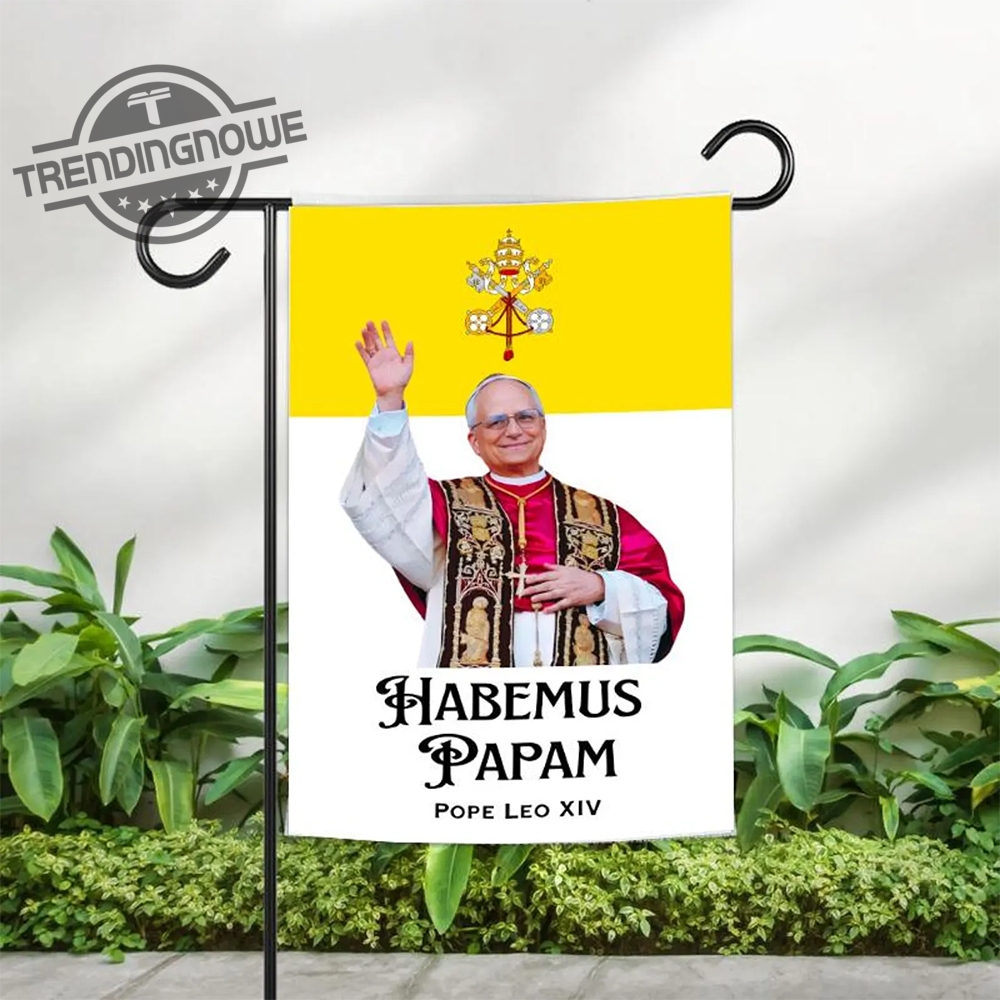 New Pope Leo Xiv Flag Habemus Papam Garden Flag 8 New Pope Leo XIV Flag Habemus Papam Garden Flag