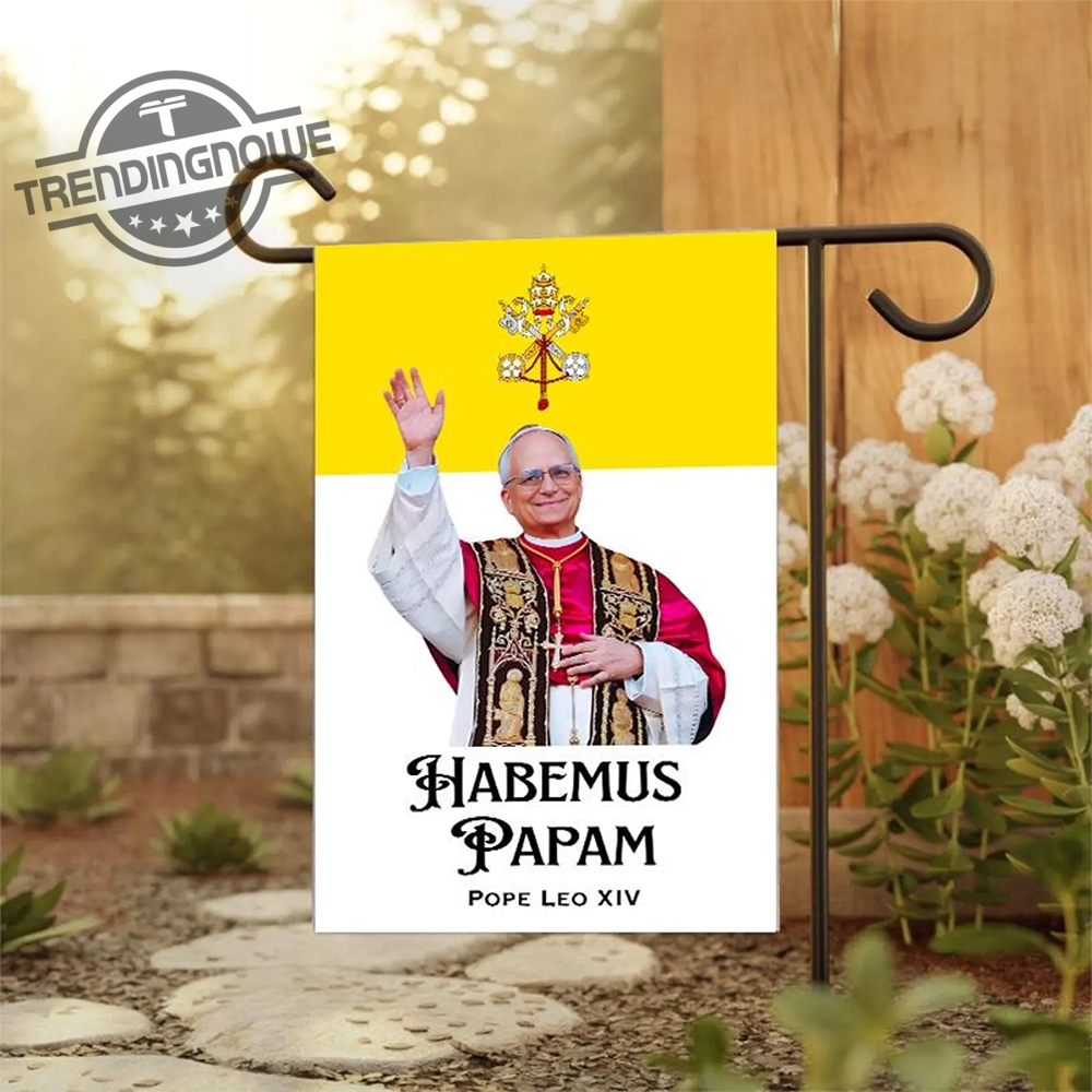 New Pope Leo Xiv Flag Habemus Papam Garden Flag 9 New Pope Leo XIV Flag Habemus Papam Garden Flag